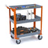 3-Tier Utility Cart 1000lbs Capacity Heavy Duty Metal Service Cart with Wheels