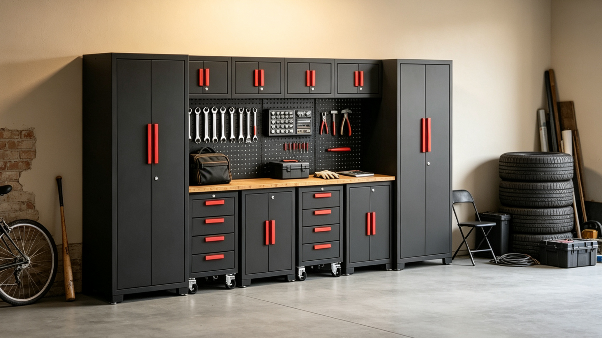 Steel vs. Wood Garage Storage Cabinets: The Professional Workshop Choice