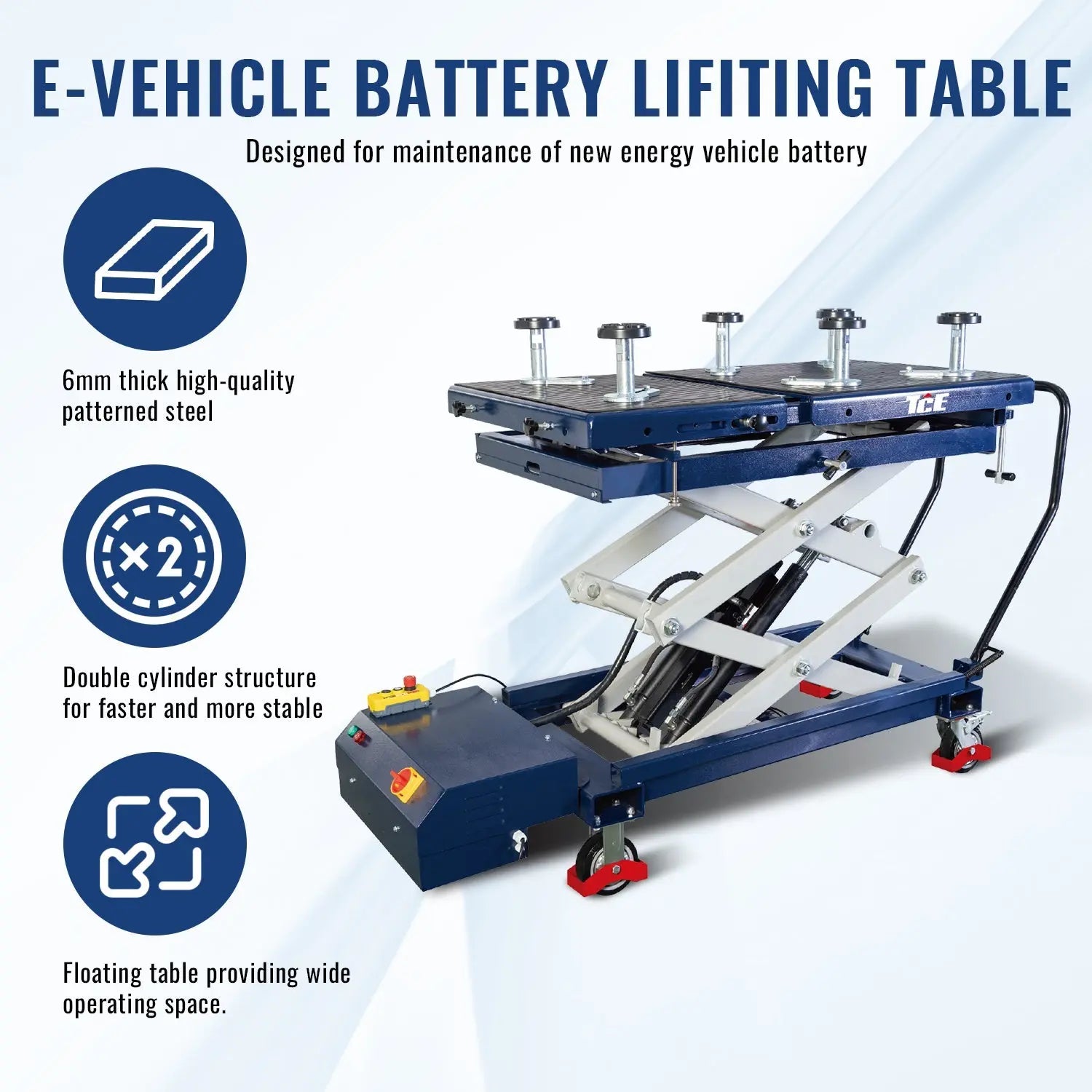Heavy Duty, High Voltage: How to Choose the Right Battery Lift for Your EV Shop Torin Inc.