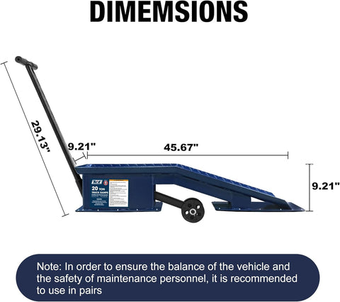 TCE Truck Ramp for Oil Changes