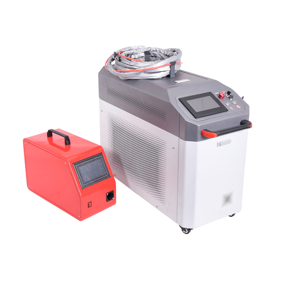 Handheld welding torch with wirefeeder