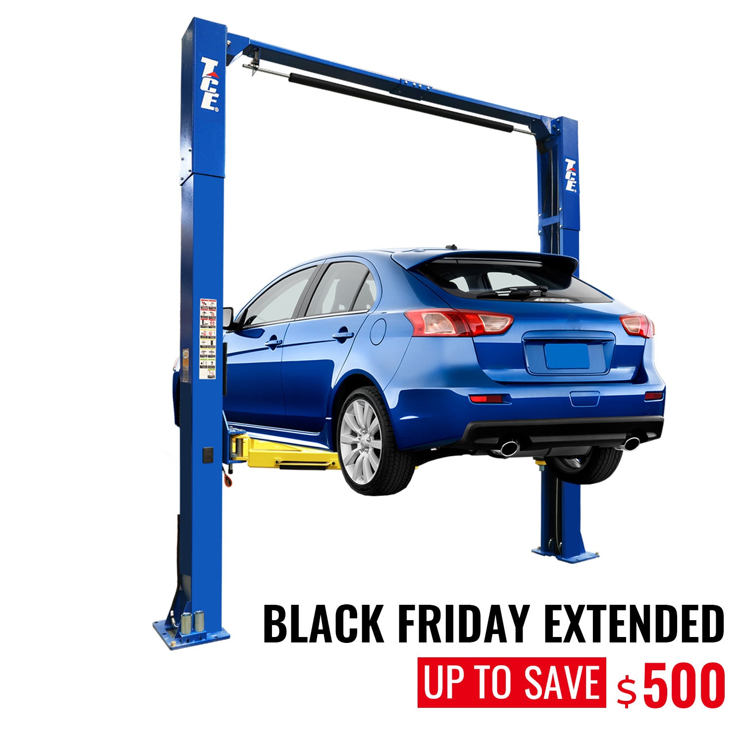 PICK UP (Tax Included) - TCE 10,000 LBs 2 Post Car Lift