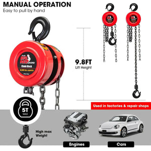 torin-5-ton-manual-chain-hoist