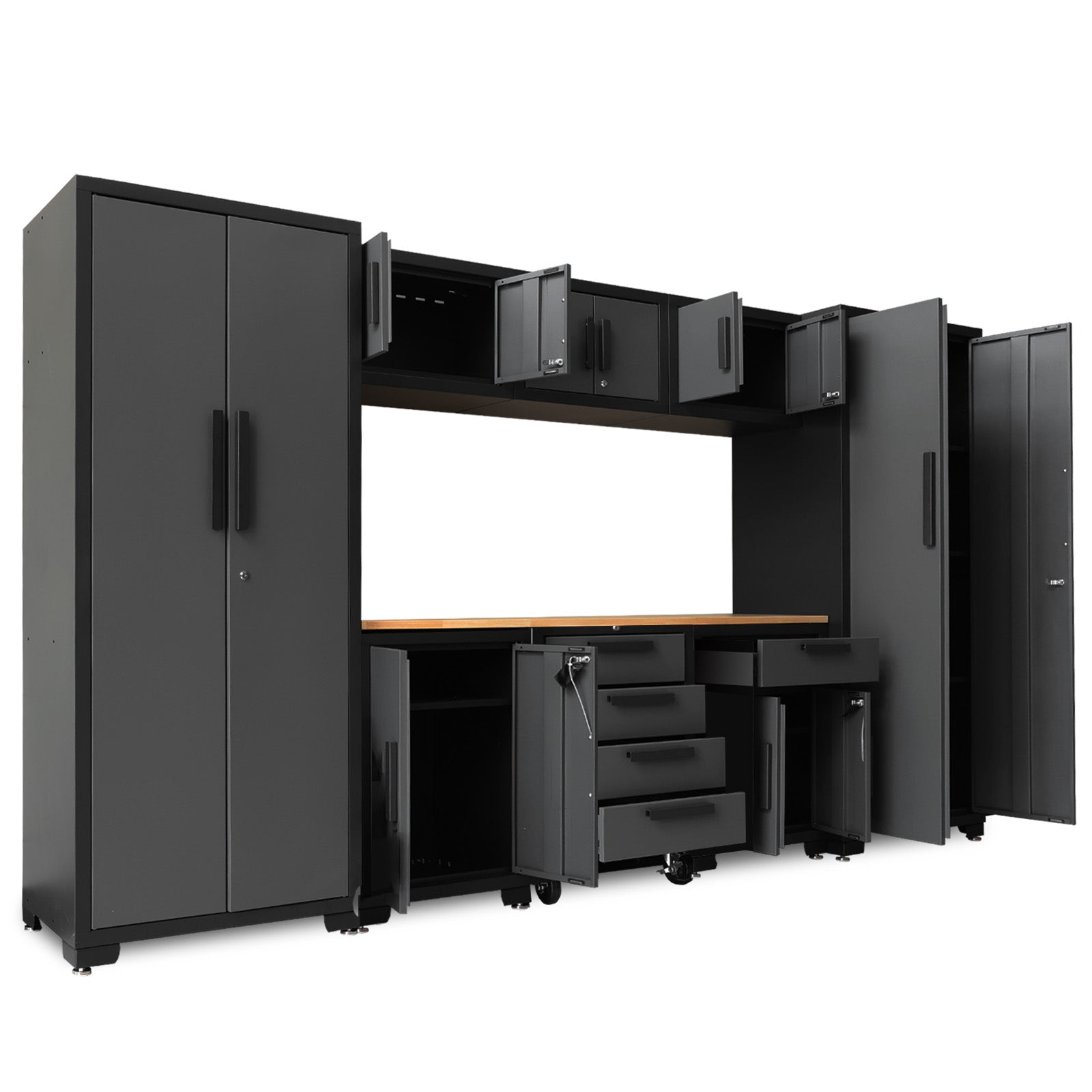 torin-9-piece-garage-cabinet-set