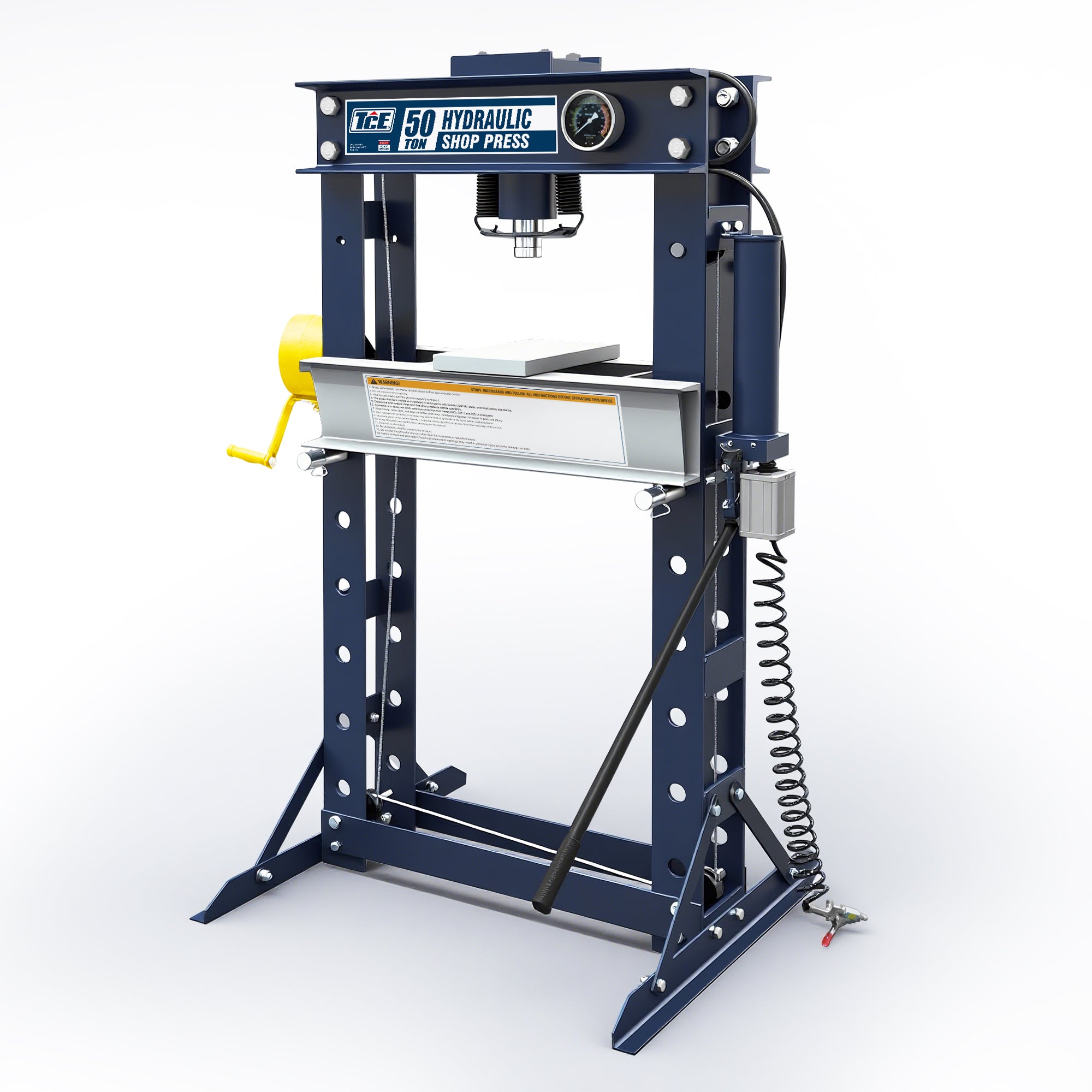 TCE 50 Ton H-Frame Hydraulic Shop Press