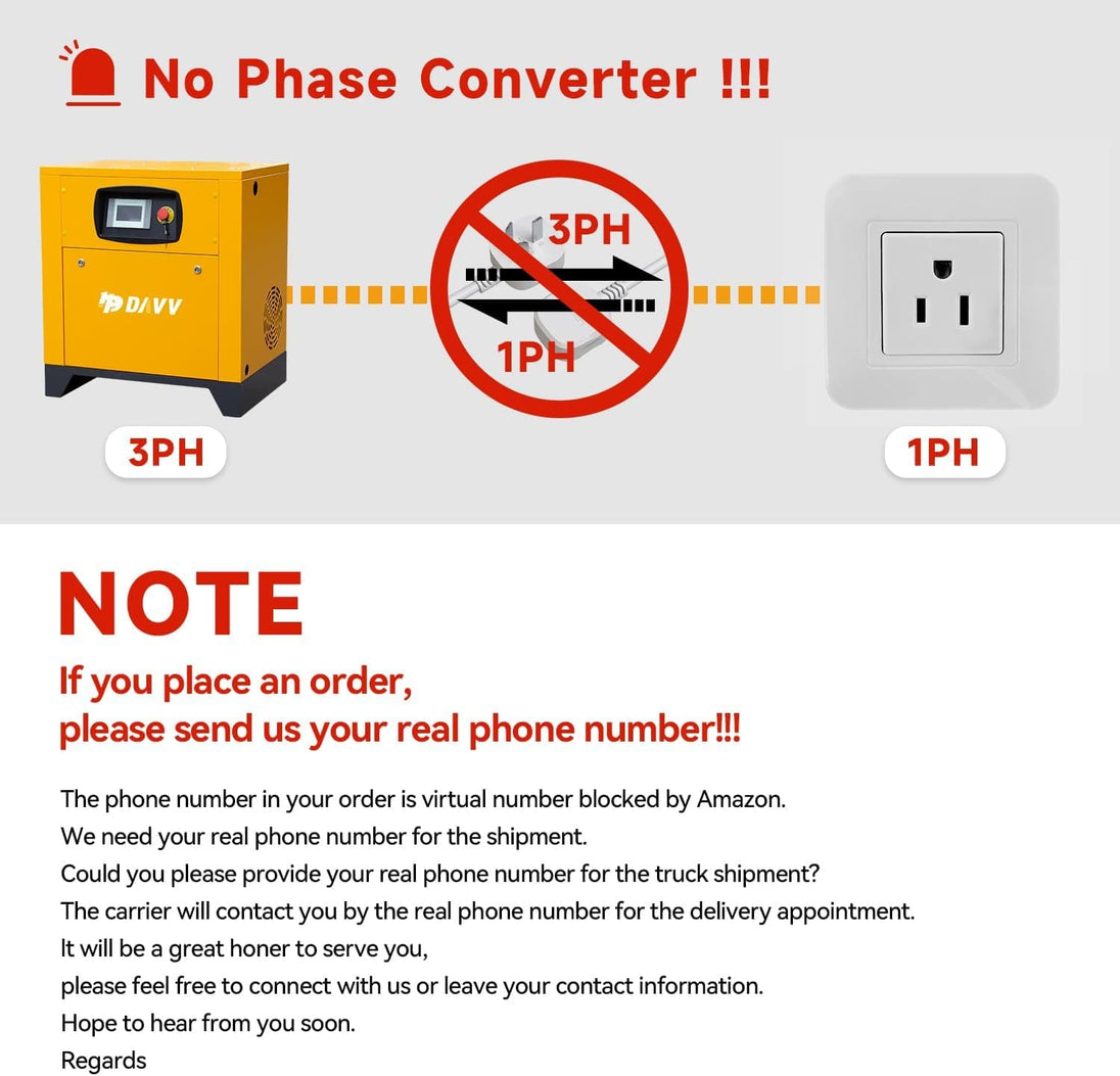 HPDMC Air Compressor PM VSD Rotary Screw Air Compressor 10HP/7.5KW 39CFM@115PSI 230V