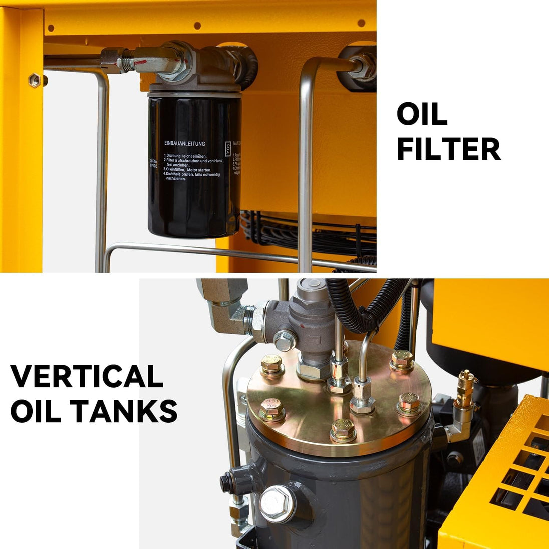 HPDMC Air Compressor PM VSD Rotary Screw Air Compressor 10HP/7.5KW 39CFM@115PSI 230V