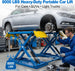 HPDMC Car Lift 8000 LBS Portable Car Lift with Electric Unlock, 40" Max Lift Height Heavy-Duty Hydraulic Vehicle Lift, Rolling Garage Auto Lift for SUVs, Trucks & Light Duty Vehicles, 110V