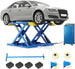 HPDMC Car Lift 8000 LBS Portable Car Lift with Electric Unlock, 40" Max Lift Height Heavy-Duty Hydraulic Vehicle Lift, Rolling Garage Auto Lift for SUVs, Trucks & Light Duty Vehicles, 110V