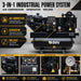 HPDMC Gas Powered Air Compressor 3‑in‑1 Two‑Stage Air Compressor/Generator/Welder Combo – 14 HP CH440 Engine