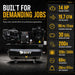 HPDMC Gas Powered Air Compressor 3‑in‑1 Two‑Stage Air Compressor/Generator/Welder Combo – 14 HP CH440 Engine