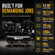 HPDMC Gas Powered Air Compressor 3‑in‑1 Two‑Stage Air Compressor/Generator/Welder Combo – 14 HP CH440 Engine