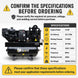 HPDMC Gas Powered Air Compressor 3‑in‑1 Two‑Stage Air Compressor/Generator/Welder Combo – 14 HP CH440 Engine