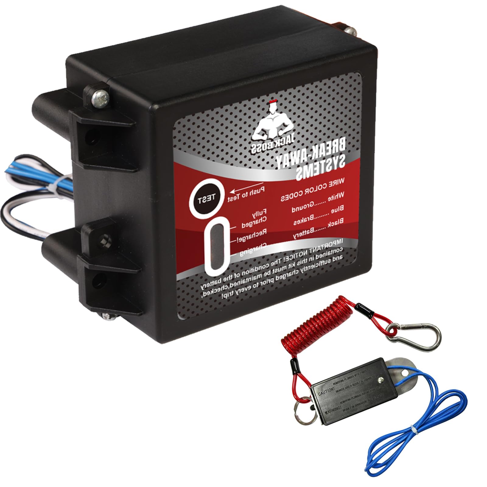 Trailer Breakaway Kit, Universal for Brakes of Trailer Vehicle Automotive