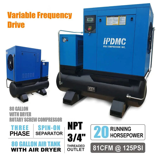 HPDMC Air Compressor Rotary Screw Air Compressor