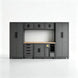 TCE Cabinet Set Tce Garage Cabinets Storage System, 9-Pcs Included Steel Cabinets Drawers Rolling Chest and Trash Can Cabinet, Locked Storage Cabinet, Perfect for Organizing Garage and Tools, 2-Year Warranty