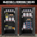 TCE Cabinet Set TCE Garage Cabinet Set: 12 Piece Storage System with Lockable Cabinets, Shelves and Wood Worktops, 2-Year Warranty