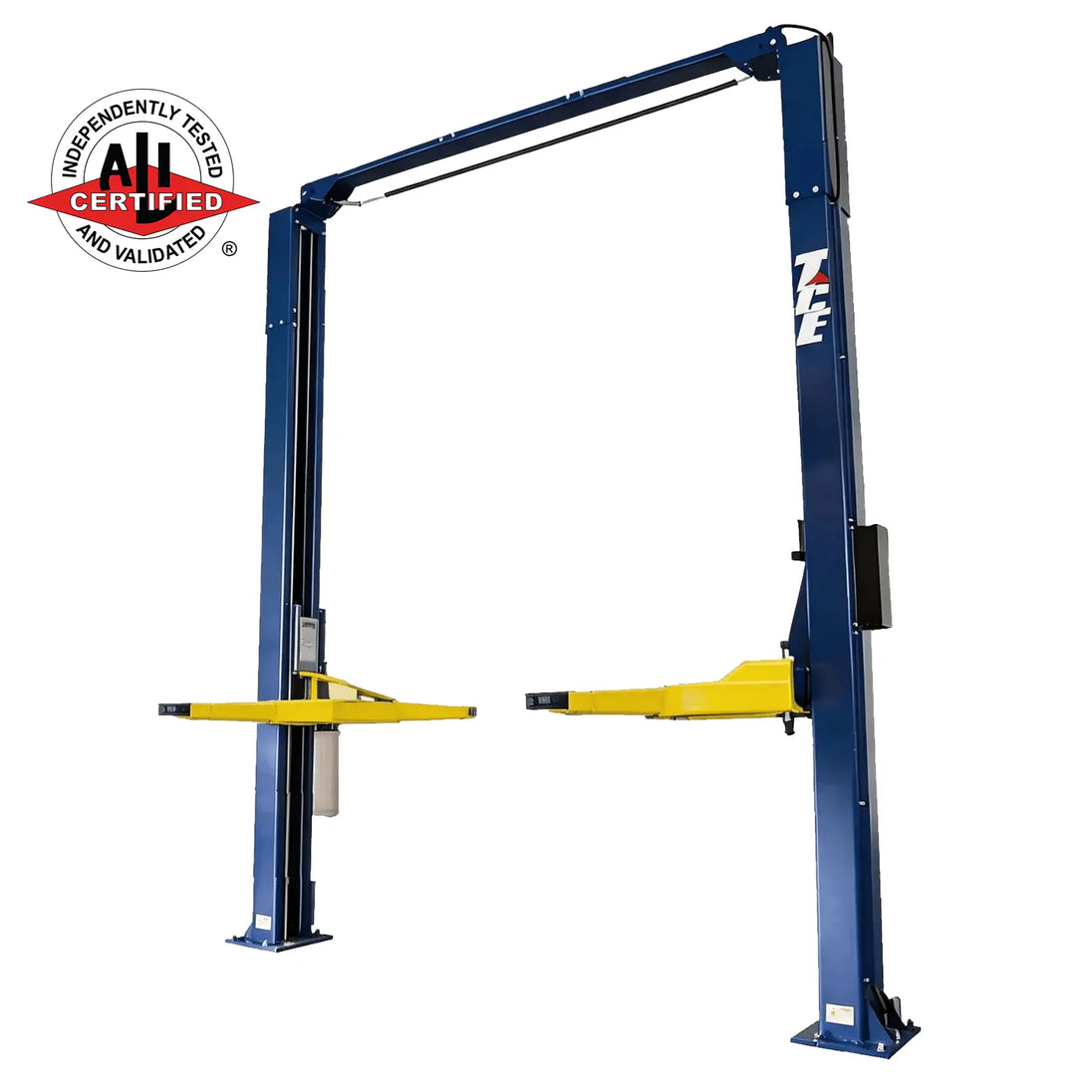 TCE Car Lift TCE ALI Certified 10,000 lb 2-Post Overhead Single Release Direct Drive Car Lift, 3-Year Warranty, QJY245DX