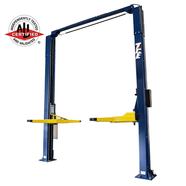 TCE Car Lift TCE ALI Certified 10,000 lb 2-Post Overhead Single Release Direct Drive Car Lift, 3-Year Warranty, QJY245DX