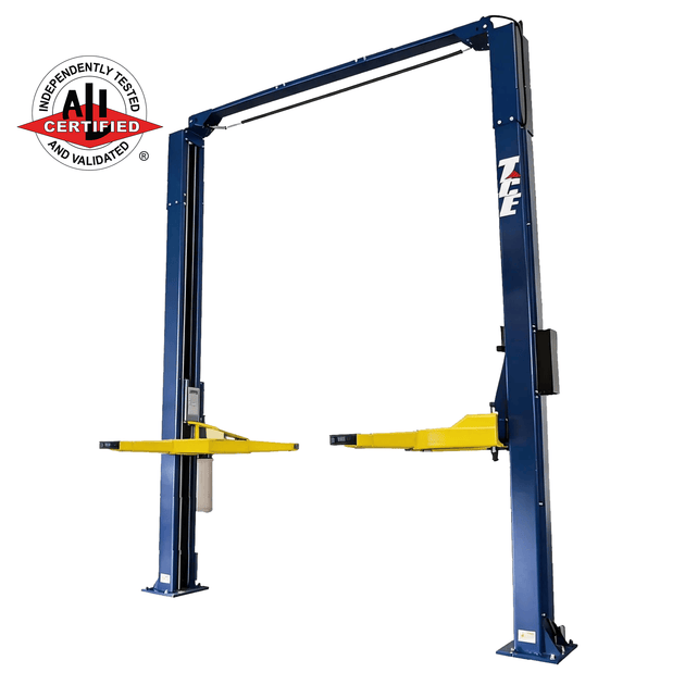 TCE Car Lift TCE ALI Certified 10,000 lb 2-Post Overhead Single Release Direct Drive Car Lift, 3-Year Warranty, QJY245DX