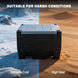 TCE Disesl Transfer Tank TCE 58 Gallon Capacity Portable Disesl Transfer Tank, Disesl Can with 10.6 Gpm Flow Rate and 12V Transfer Tank Pump, 13.1ft Hose, for Easy Disesl Transportation Black and Grey
