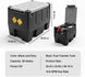 TCE Disesl Transfer Tank TCE 58 Gallon Capacity Portable Disesl Transfer Tank, Disesl Can with 10.6 Gpm Flow Rate and 12V Transfer Tank Pump, 13.1ft Hose, for Easy Disesl Transportation Black and Grey