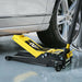 TCE Floor Jack 2 Ton Extra Long Reach Floor Jack Hydraulic Low Profile Floor Jack with Foot Pedal and Dual Piston Quick Lift Pump, Home and Workshop Car Maintenance for Various Vehicles