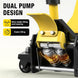 TCE Floor Jack 2 Ton Extra Long Reach Floor Jack Hydraulic Low Profile Floor Jack with Foot Pedal and Dual Piston Quick Lift Pump, Home and Workshop Car Maintenance for Various Vehicles