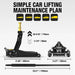 TCE Floor Jack TCE Foldable Floor Jack 3 Ton Low and High Profile Professional Service Jack with Dual Piston Quick Lift Pump, Home and Workshop Car Maintenance for Various Vehicles