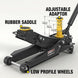 TCE Floor Jack TCE Foldable Floor Jack 3 Ton Low and High Profile Professional Service Jack with Dual Piston Quick Lift Pump, Home and Workshop Car Maintenance for Various Vehicles