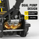 TCE Floor Jack TCE Foldable Floor Jack 3 Ton Low and High Profile Professional Service Jack with Dual Piston Quick Lift Pump, Home and Workshop Car Maintenance for Various Vehicles