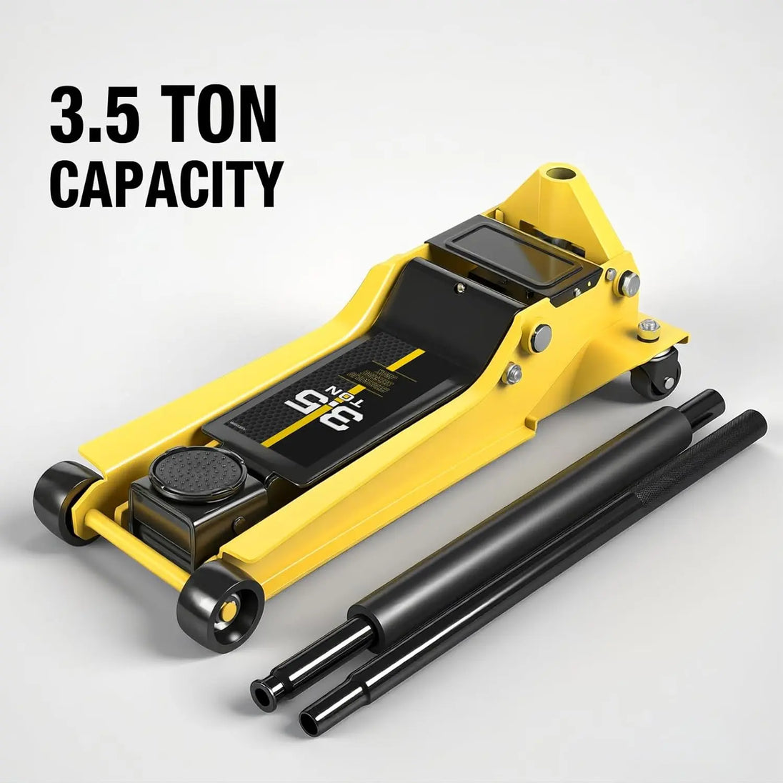 TCE Floor Jack 3.5 Ton Floor Jack Hydraulic Low Profile Floor Jack with Dual Piston Quick Lift Pump, Home and Workshop Car Maintenance for Various Vehicles, 3.5 Ton Capacity