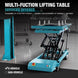 TCE Lift Table TCE 1.2 Ton/2650LBS Electric Scissor Lift Table Cart for EV Battery, Engine, Motor, Gearbox, 2-Year Warranty, ATDP12003R
