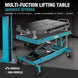TCE Lift Table TCE 1 Ton/2200LBS Hydraulic Scissor Lift Table Cart for Engine, Motor, Gearbox, 2 Year Warranty, ATDP10001R