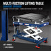 TCE Lift Table TCE Pro 2200 lbs/1 Ton Electric Scissor Lift Table Cart for EV Battery, Engine, Motor, and Gearbox, 3-Year Warranty, AS10001-BL