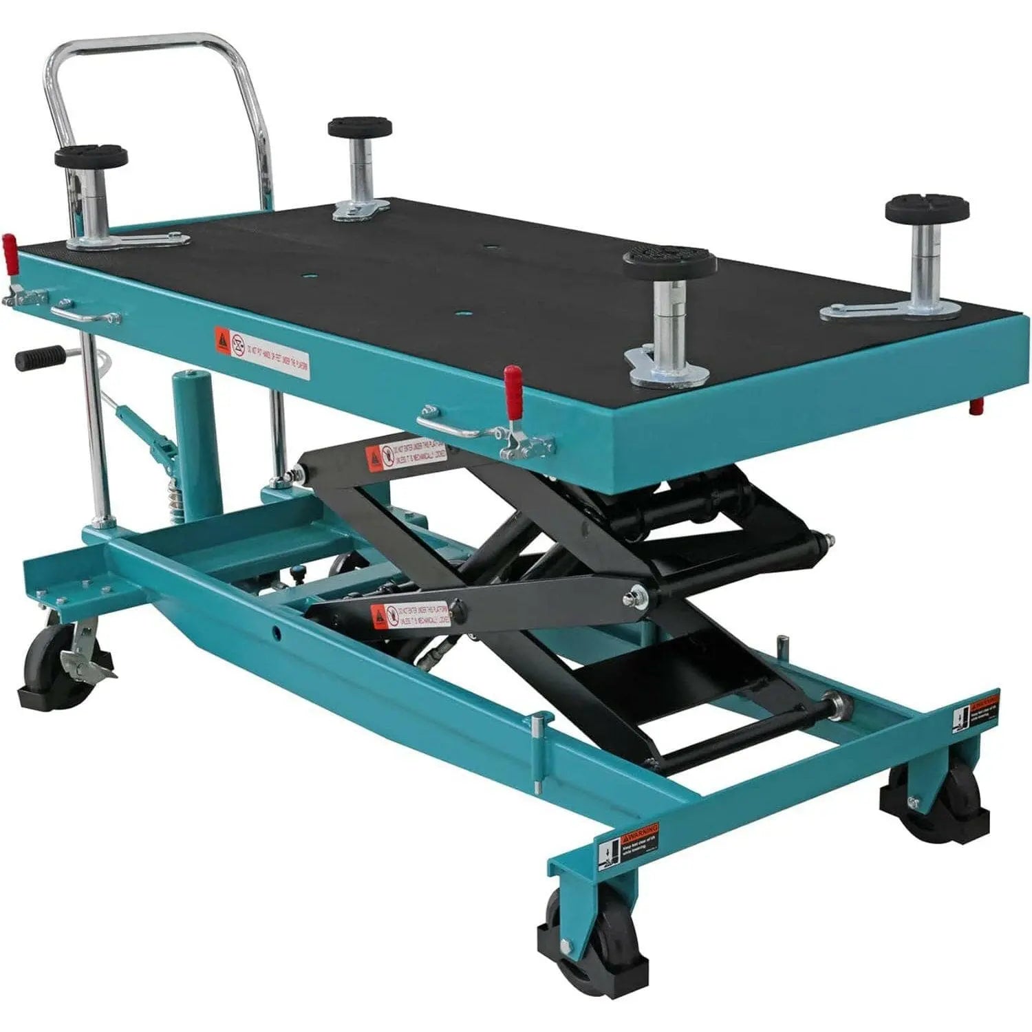 TCE 1 Ton Hydraulic Scissor Lifting Table Cart for Engine Motor Gearbo