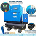 HPDMC Air Compressor Rotary Screw Air Compressor with Tand & Air Dryer All in One Heavy Duty Air Compressed System