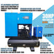 Rotary Screw Air Compressor with Tand & Air Dryer All in One Heavy Duty Air Compressed System HPDMC
