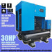 HPDMC Air Compressor Rotary Screw Air Compressor with Tand & Air Dryer All in One Heavy Duty Air Compressed System