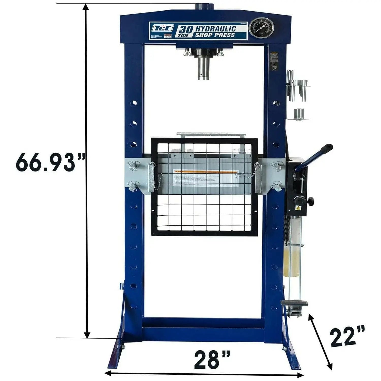 30 Ton Shop Press with 2 Year Warranty