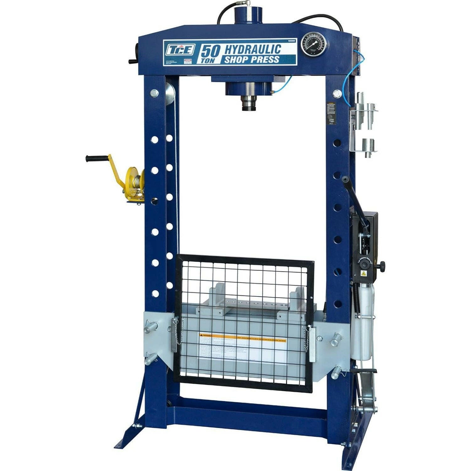 TCE 50 Ton Hydraulic Manual Shop Press, 3 Year Warranty, TY50030