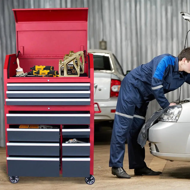 Heavy Duty Rolling Tool Chests and Cabinets Combo