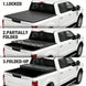 TCE Truck Bed Cover TCE Truck Bed Cover,Hard Folding Truck Tonneau Covers Compatible with 2015-2026 Ford F-150
