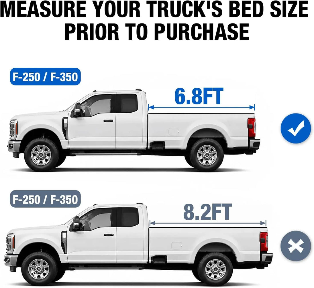 TCE Truck Bed Cover TCE Truck Bed Cover,Hard Folding Truck Tonneau Covers Compatible with 2015-2026 Ford F-150