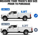 TCE Truck Bed Cover TCE Truck Bed Cover,Hard Folding Truck Tonneau Covers Compatible with 2015-2026 Ford F-150
