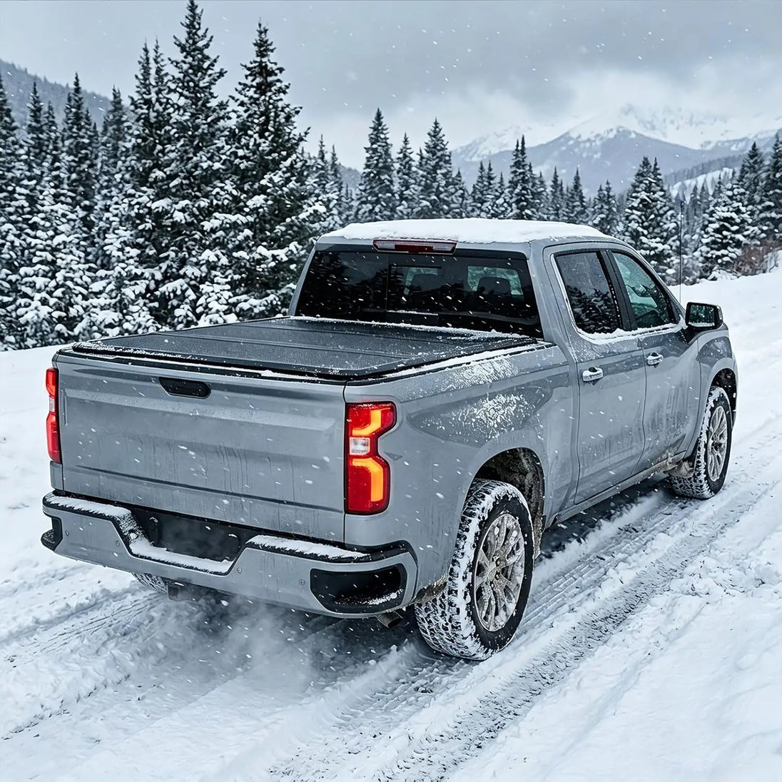 TCE Truck Bed Cover TCE Truck Bed Cover,Hard Folding Truck Tonneau Covers Compatible with 2015-2026 Ford F-150