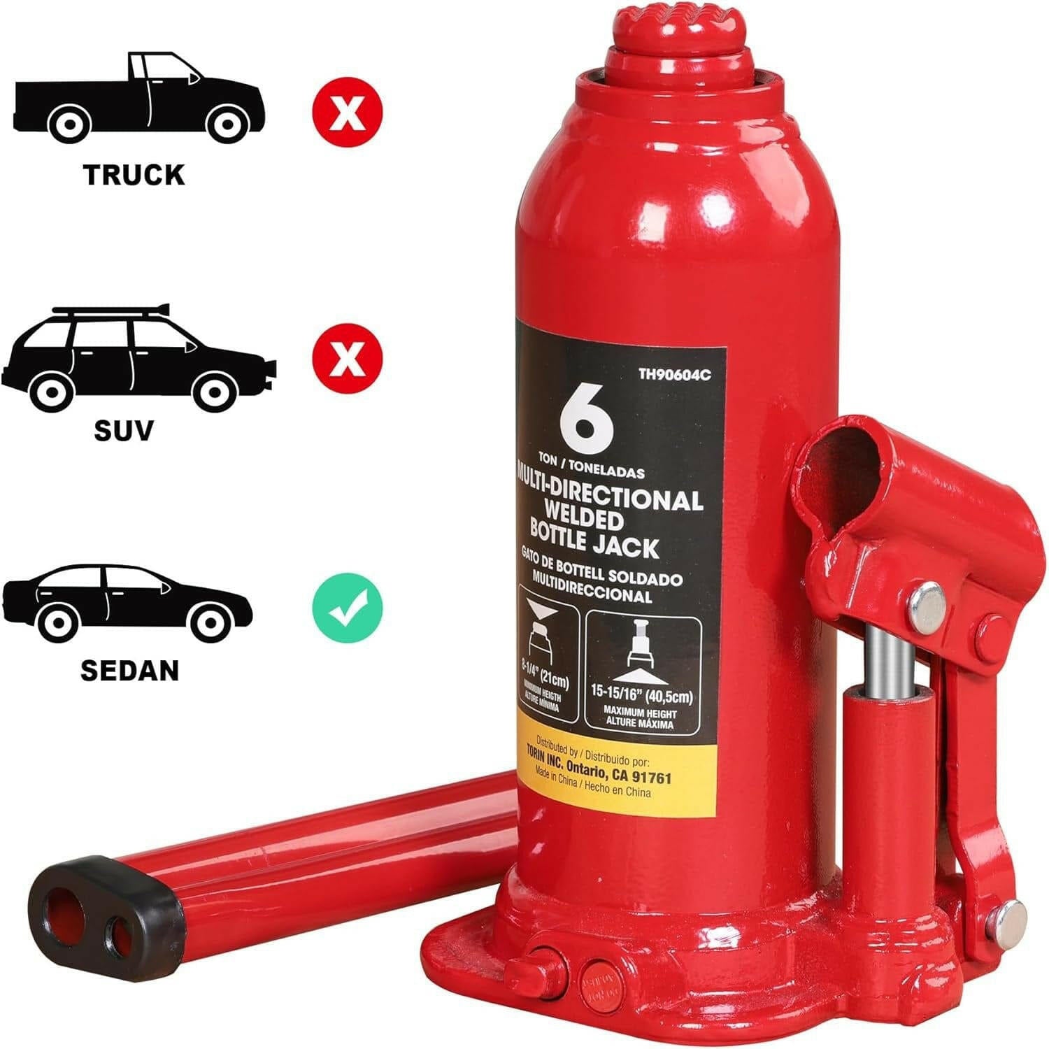 BIG RED Multi-Directional Bottle Jack