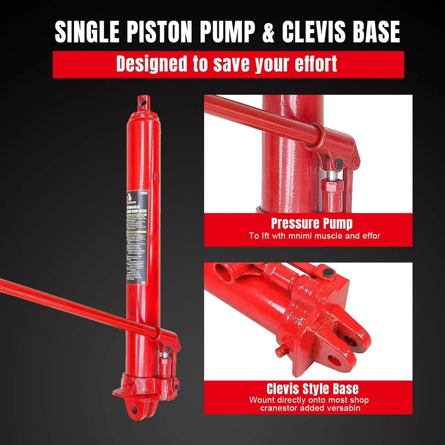BIG RED Long Ram Jack - Torin Inc.