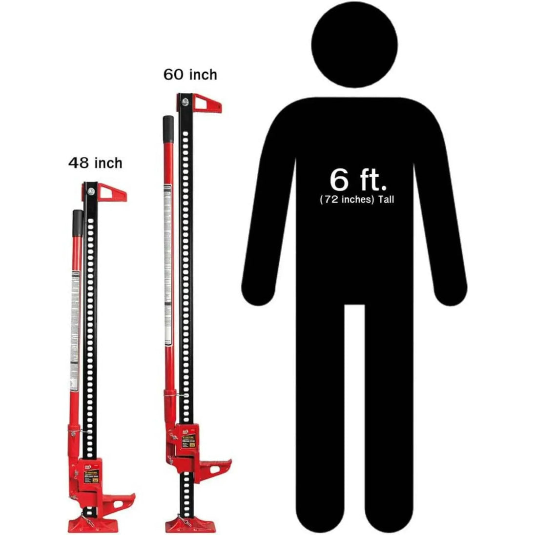 BIG RED TR6502B Torin 60 Ratcheting Off Road Utility Far Jack, 3 Ton BIG RED TR6502B Torin 60 Ratcheting Off Road Utility Far Jack, 3 Ton
