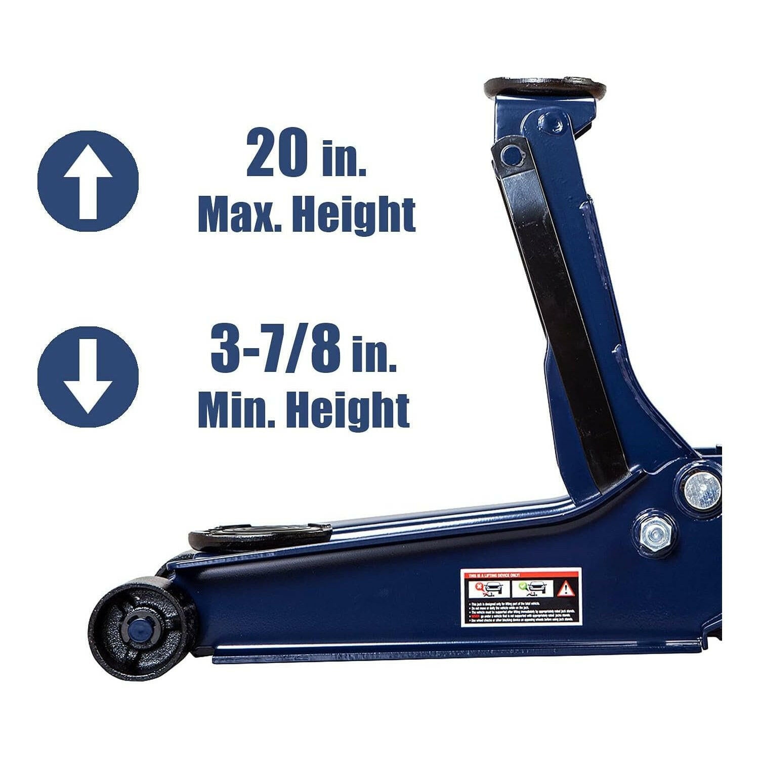 BIG RED Low Profile Dual Piston Floor Jack